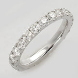 14KW 2.00CTW DIAMOND MACHINE SET ETERNITY BAND