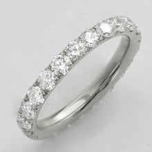 Cargar imagen en el visor de la galería, 14KW 2.10CTW DIAMOND MACHINE SET ETERNITY BAND