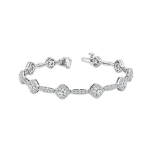 Cargar imagen en el visor de la galería, Diamond Bracelet 7.50 ct tw 14k White Gold