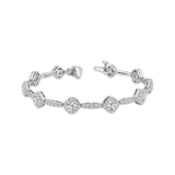 Diamond Bracelet 7.50 ct tw 14k White Gold