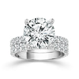 Diamond Bridal Set 3 Ct Center RD 14k White Gold