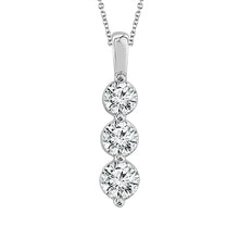 Cargar imagen en el visor de la galería, Diamond Fashion Pendant 0.5 ct tw 14k White Gold