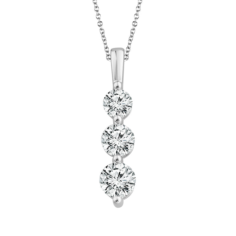 Diamond Fashion Pendant 0.75 ct tw 14k White Gold