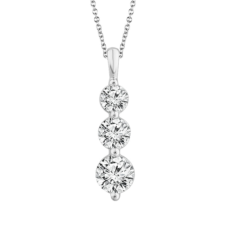 Diamond Fashion Pendant 1 ct tw 14k White Gold