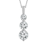 Diamond Fashion Pendant 2 ct tw 14k White Gold