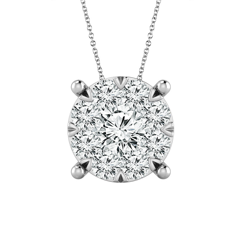 Diamond Fashion Pendant 0.5 ct tw 14k White Gold