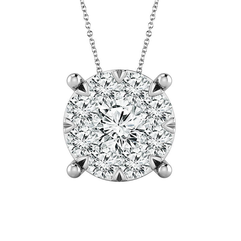 Diamond Fashion Pendant 1 ct tw 14k White Gold