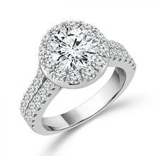 Load image into Gallery viewer, Diamond Bridal Set 4 Ct tw 14k White Gold