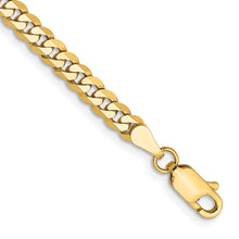 Cargar imagen en el visor de la galería, 14k 3.9mm Flat Beveled Curb Chain