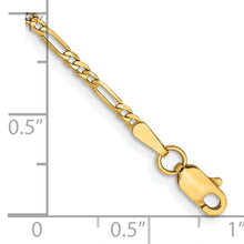 Load image into Gallery viewer, 14k 1.8mm Flat Figaro Chain Anklet