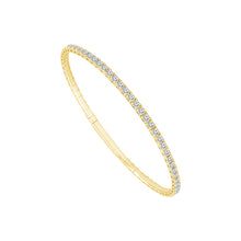 Cargar imagen en el visor de la galería, Diamond Bangle 5 ct tw 14k White Gold