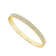 Load image into Gallery viewer, Diamond Bangle 2.9 ct tw 14k White Gold