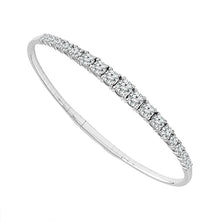 Load image into Gallery viewer, Diamond Bangle 2.75 ct tw 14k White Gold