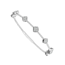 Cargar imagen en el visor de la galería, Diamond Bangles 0.63 ct tw 14k White Gold