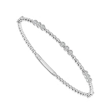 Cargar imagen en el visor de la galería, Diamond Bangles 0.50 ct tw 14k White Gold