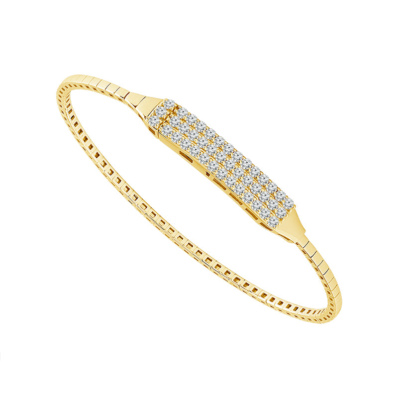 Diamond Bangles 0.75 ct tw 14k White Gold