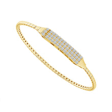 Cargar imagen en el visor de la galería, Diamond Bangles 0.75 ct tw 14k White Gold