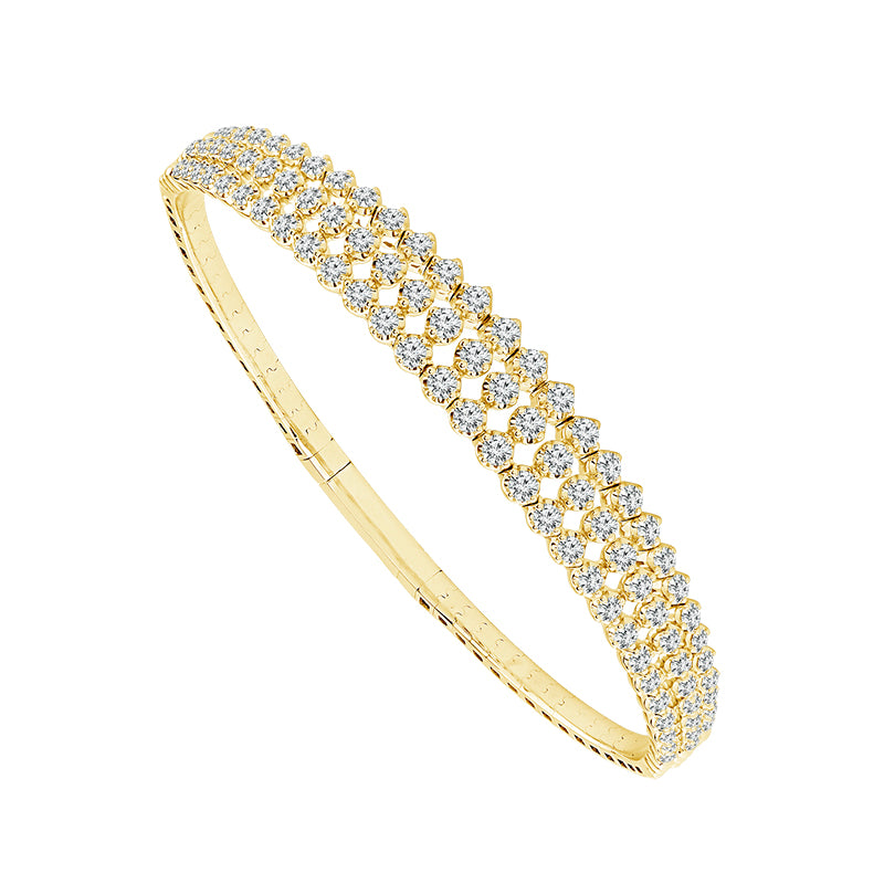 Diamond Bangles 2 ct tw 14k White Gold