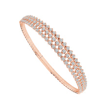 Cargar imagen en el visor de la galería, Diamond Bangles 2 ct tw 14k White Gold