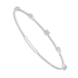 Diamond Bangles 1.50 ct tw 14k White Gold