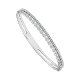 Diamond Bangles 1.17 ct tw 14k White Gold