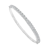 Diamond Bangles 5.00 ct tw 14k White Gold