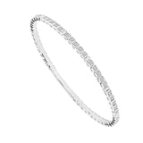 Diamond Bangles 1.50 ct tw 14k White Gold