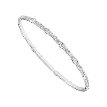 Load image into Gallery viewer, Diamond Bangles 2.10 ct tw 14k White Gold