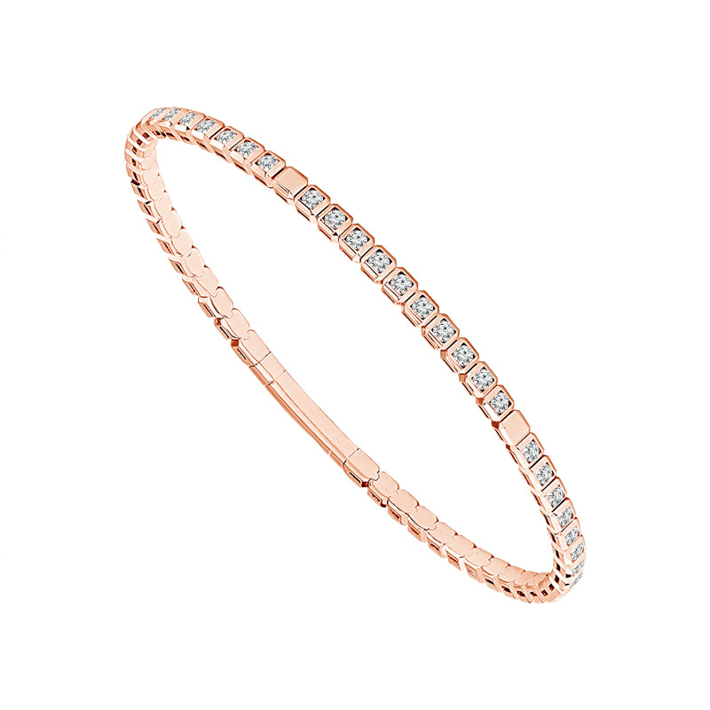 Diamond Bangles 1.50 ct tw 14k White Gold