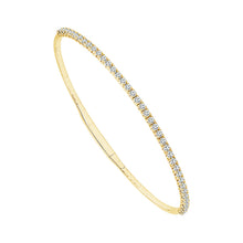 Load image into Gallery viewer, Diamond Bangles 0.90 ct tw 14k White Gold