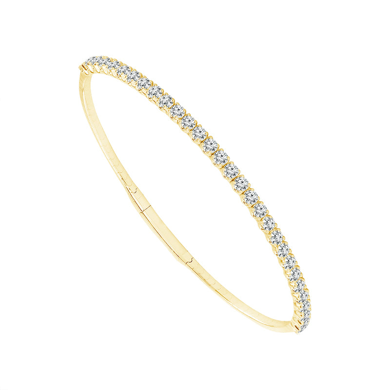 Diamond Bangles 1.75 ct tw 14k White Gold