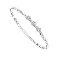 Load image into Gallery viewer, Diamond Bangles 0.50 ct tw 14k White Gold