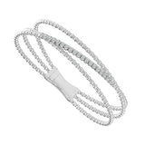 Diamond Bangles 0.63 ct tw 14k White Gold