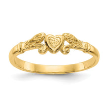 Cargar imagen en el visor de la galería, 14k Heart Baby Ring