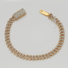 Cargar imagen en el visor de la galería, 10KY 4.00CTW DIAMOND SQUARE MIAMI CUBAN BRACELET