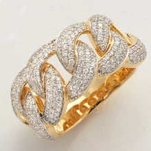 Load image into Gallery viewer, 14KY 1.85CTW DIAMOND MIAMI CUBAN RING