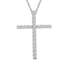 Load image into Gallery viewer, Diamond Fashion Pendant 0.10 ct tw 14k White Gold