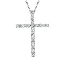 Load image into Gallery viewer, Diamond Fashion Pendant 0.1 ct tw 10k White Gold