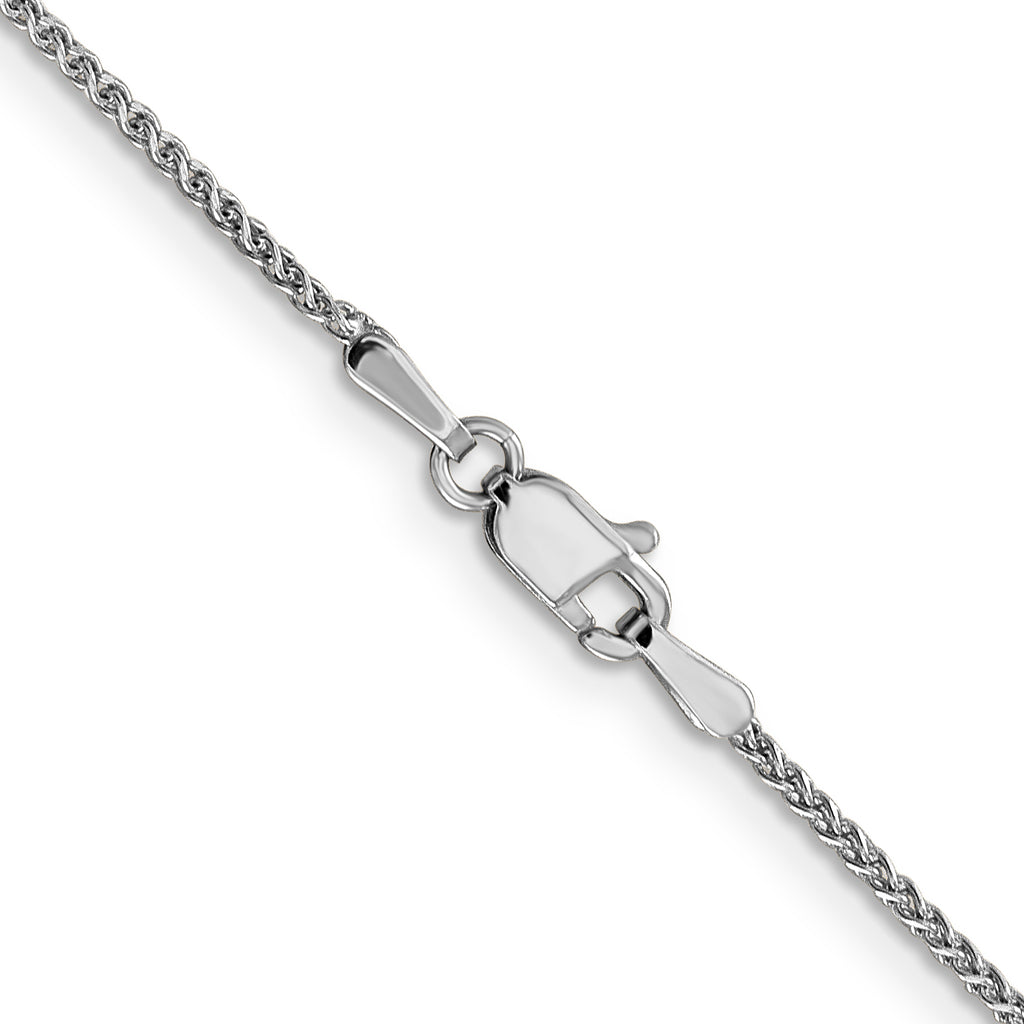 14k WG 1.25mm D/C Spiga Chain