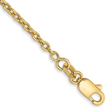 Load image into Gallery viewer, 14k 1.8mm Forzantine Cable Chain Anklet