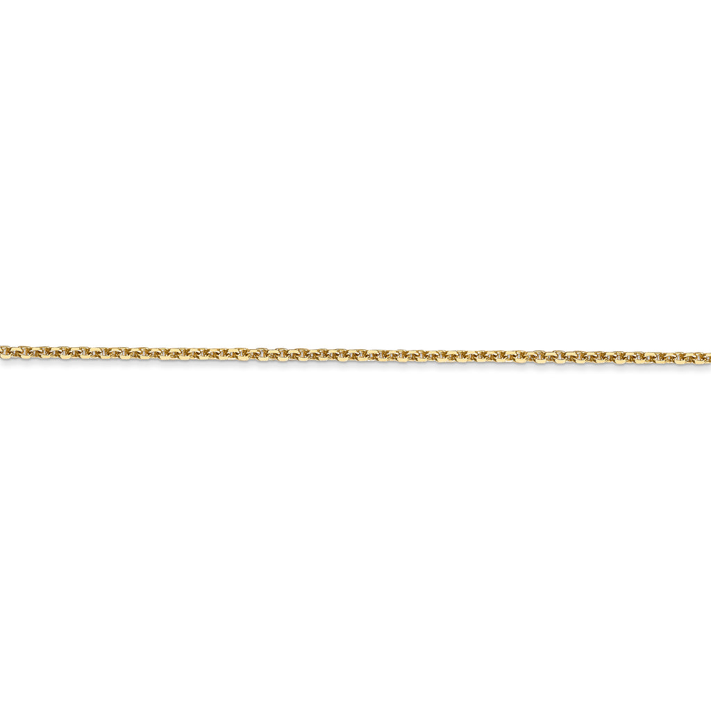 14k 1.45mm D/C Cable Chain