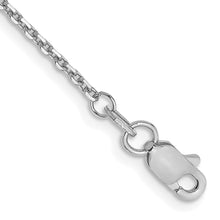 Load image into Gallery viewer, 14k WG 1.4mm D/C Round Open Link Cable Chain