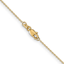 Load image into Gallery viewer, 14k .8mm D/C Cable with Lobster Clasp Chain