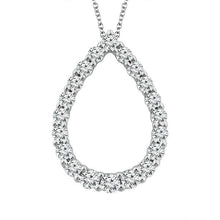 Cargar imagen en el visor de la galería, Diamond Fashion Pendant 0.25 ct tw 10k White Gold