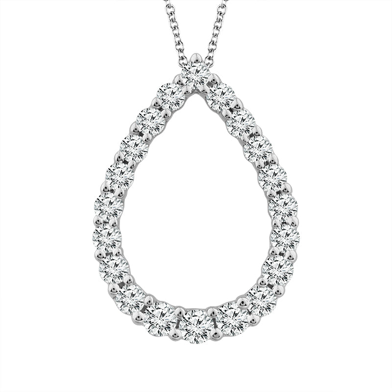 Diamond Fashion Pendant 0.10 ct tw 10k White Gold