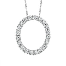 Load image into Gallery viewer, Diamond Fashion Pendant 0.75 ct tw 10k White Gold