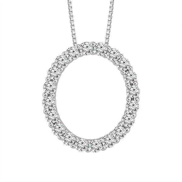 Diamond Fashion Pendant 0.5 ct tw 10k White Gold