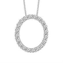 Cargar imagen en el visor de la galería, Diamond Fashion Pendant 0.5 ct tw 10k White Gold