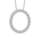 Diamond Fashion Pendant 0.5 ct tw 10k White Gold