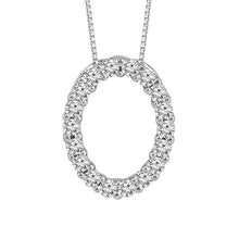 Load image into Gallery viewer, Diamond Fashion Pendant 0.1 ct tw 10k White Gold